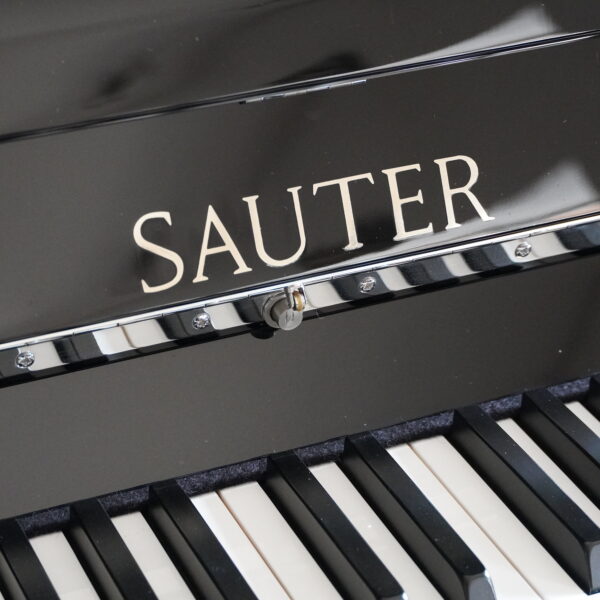 Klavier Sauter 116 schwarz Jubiläumsmodell