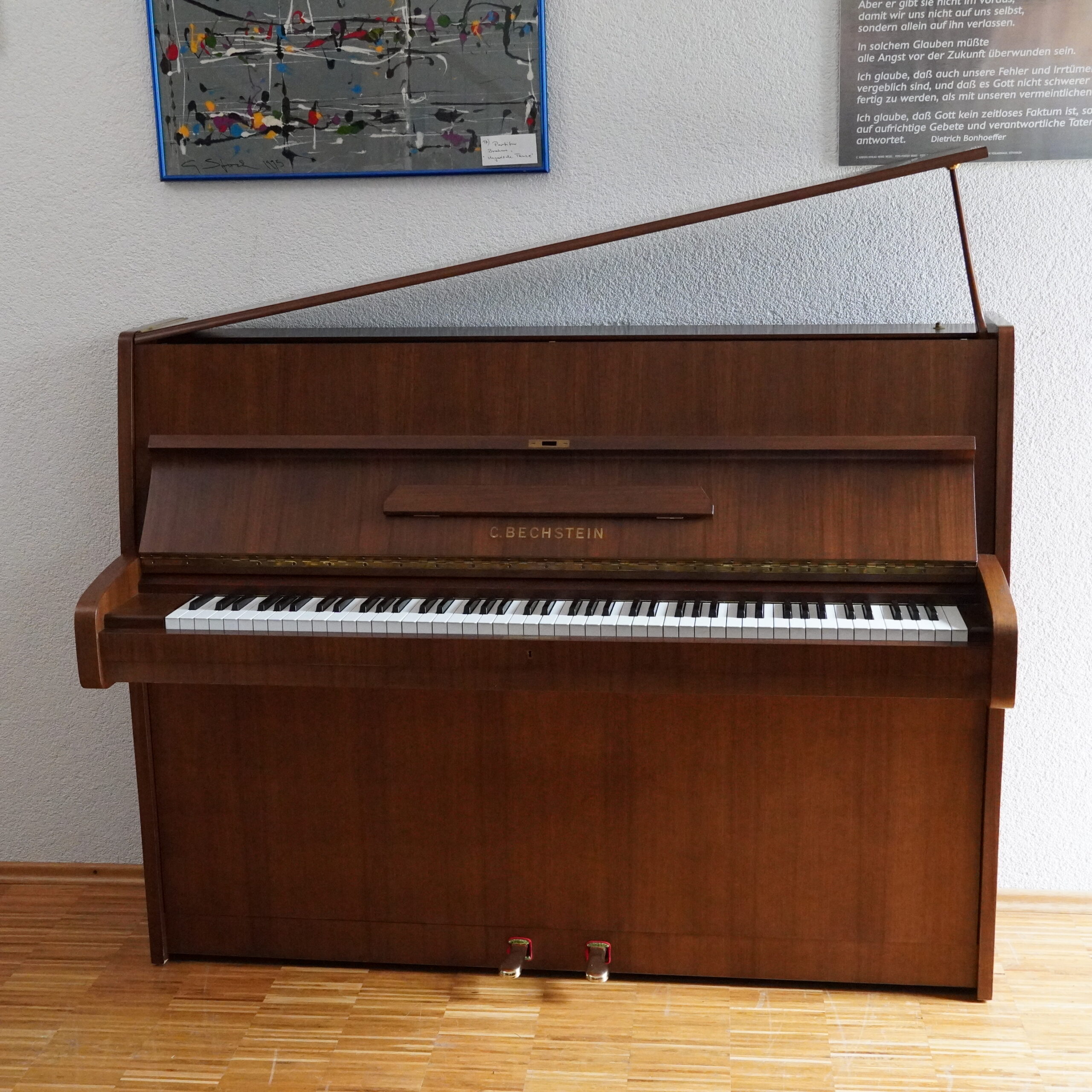 Klavier Bechstein 12N Nussbaum dunkel gebraucht kaufen