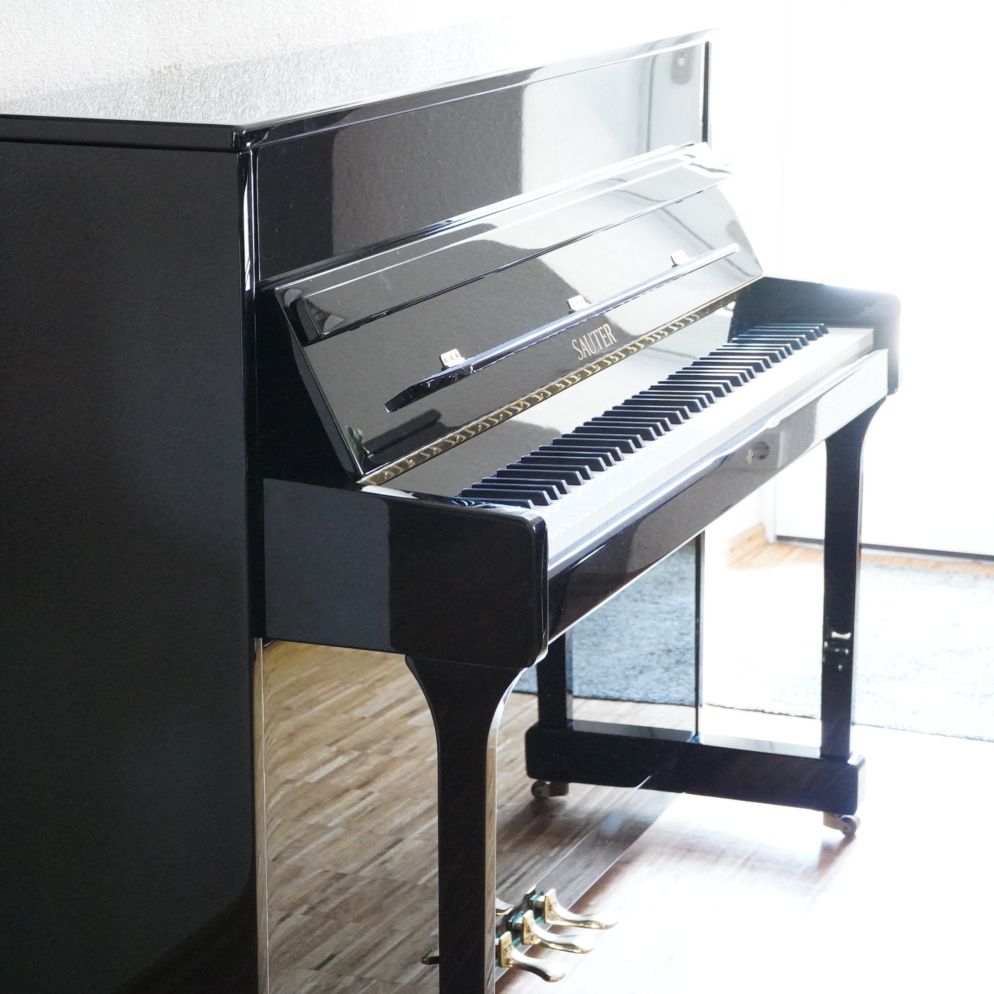 Klavier Sauter 112 schwarz 2013 gebraucht kaufen