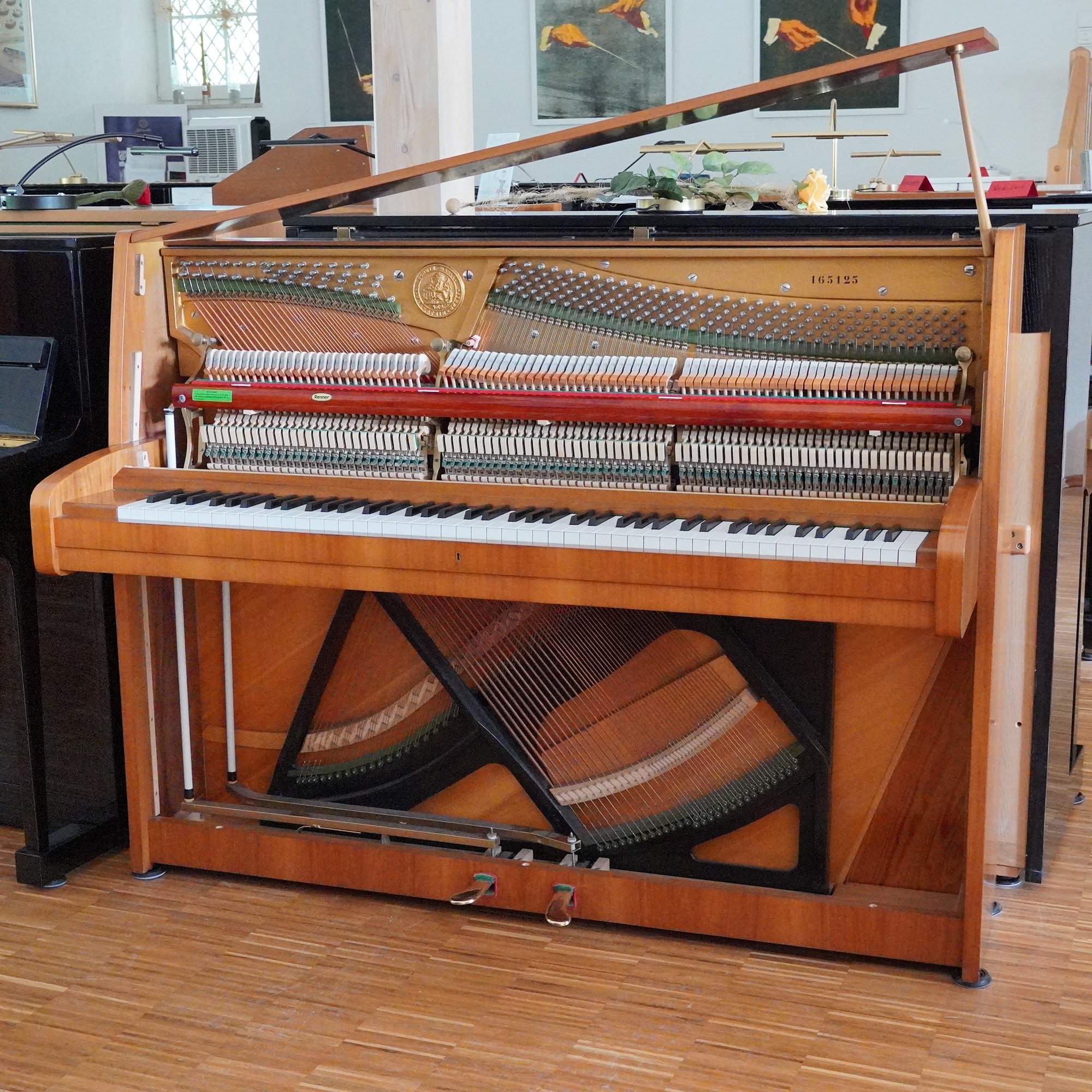 114 Bechstein 12N Nussbaum natur – Bild 7