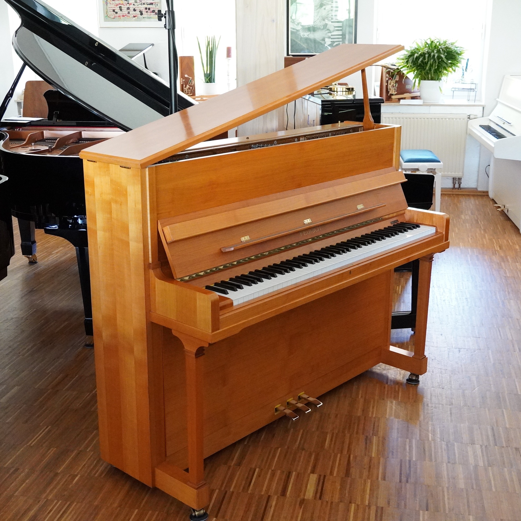 Klavier Feurich 115 Kirschbaum gebraucht kaufen